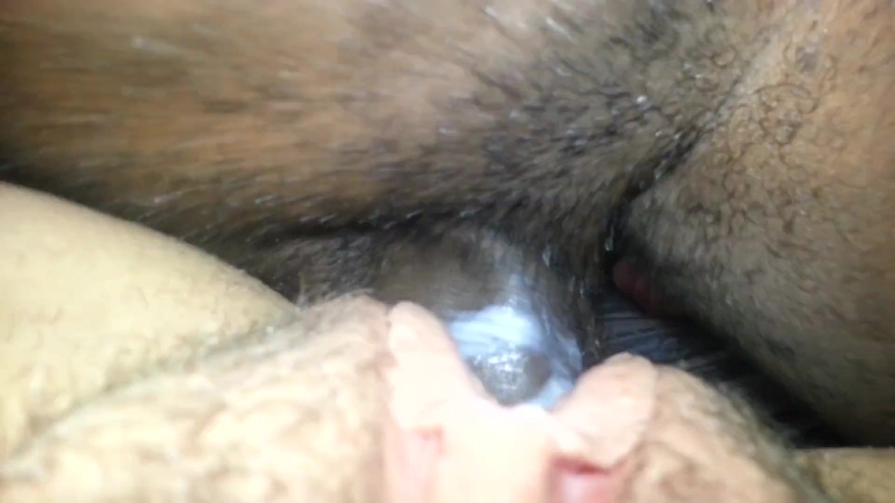 stunning thick long brolick chocolate cock covered in creamie dripping Puss