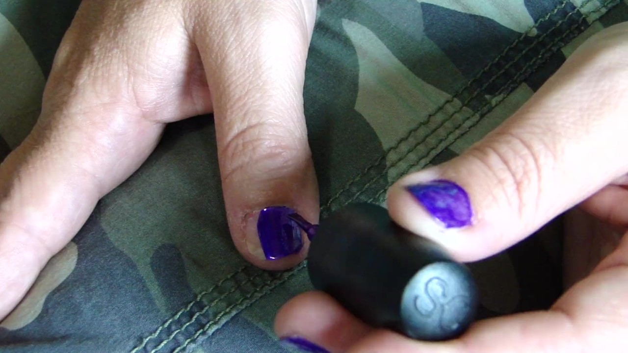Painting Nails....Purple