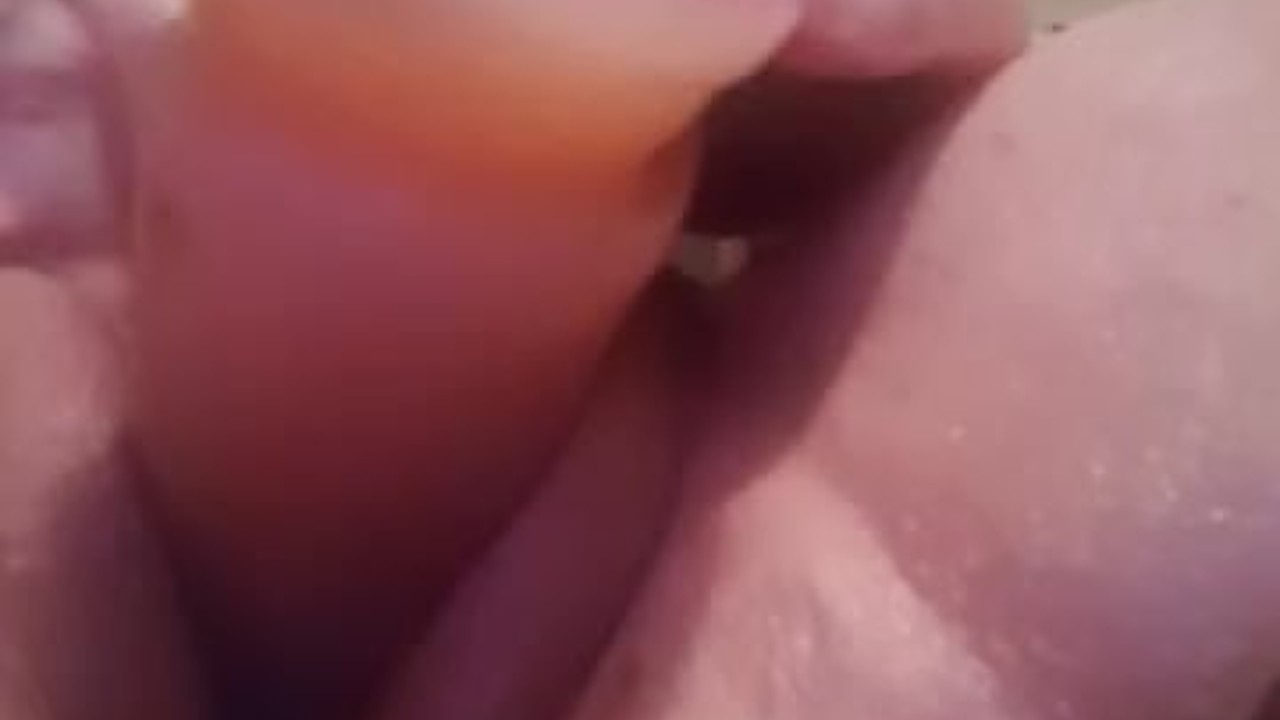 My tight pussy gripping dildo