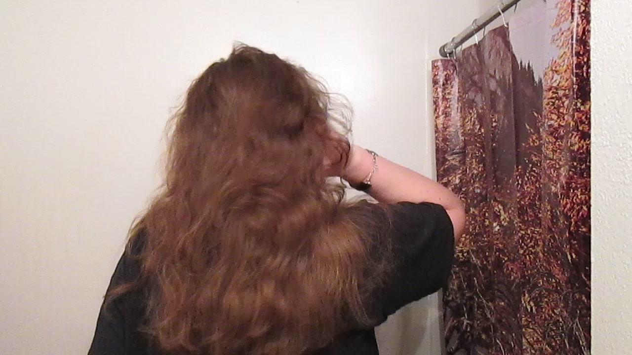 Hair Journal: Combing Long Curly Strawberry Blonde Hair - Week 11 (ASMR)