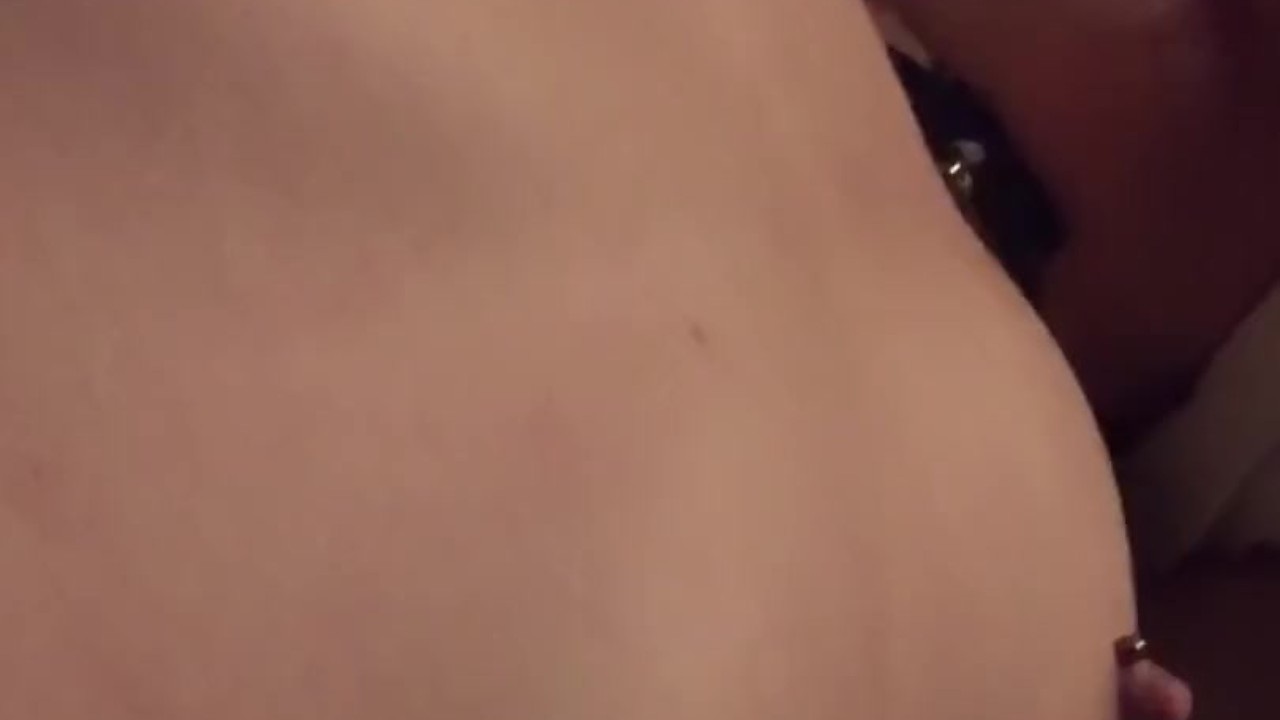 Teen&apos;s pussy being eaten till she orgasms hard, moaning, tiny pierced tits