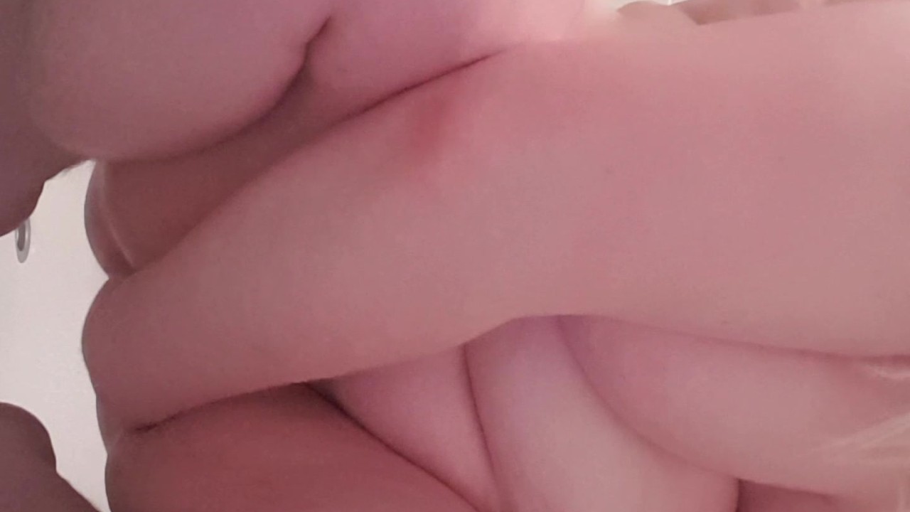 Sexy blonde fingers and pisses