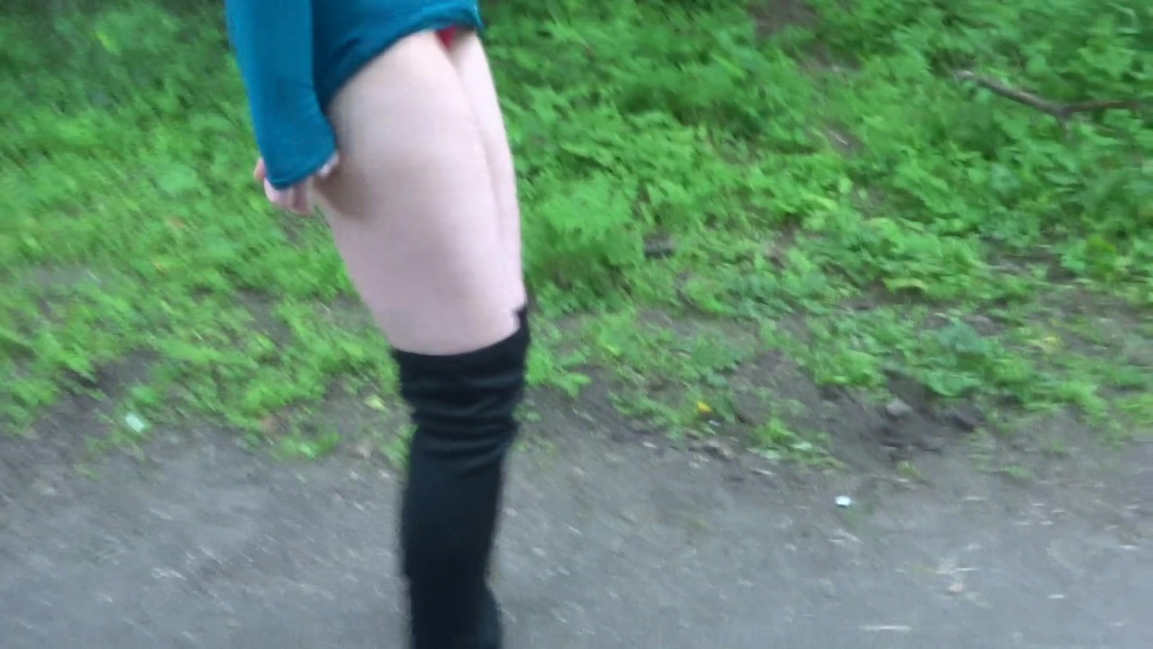 LITTLEANDCUTE - Thigh High Boots Short Dress No Bra