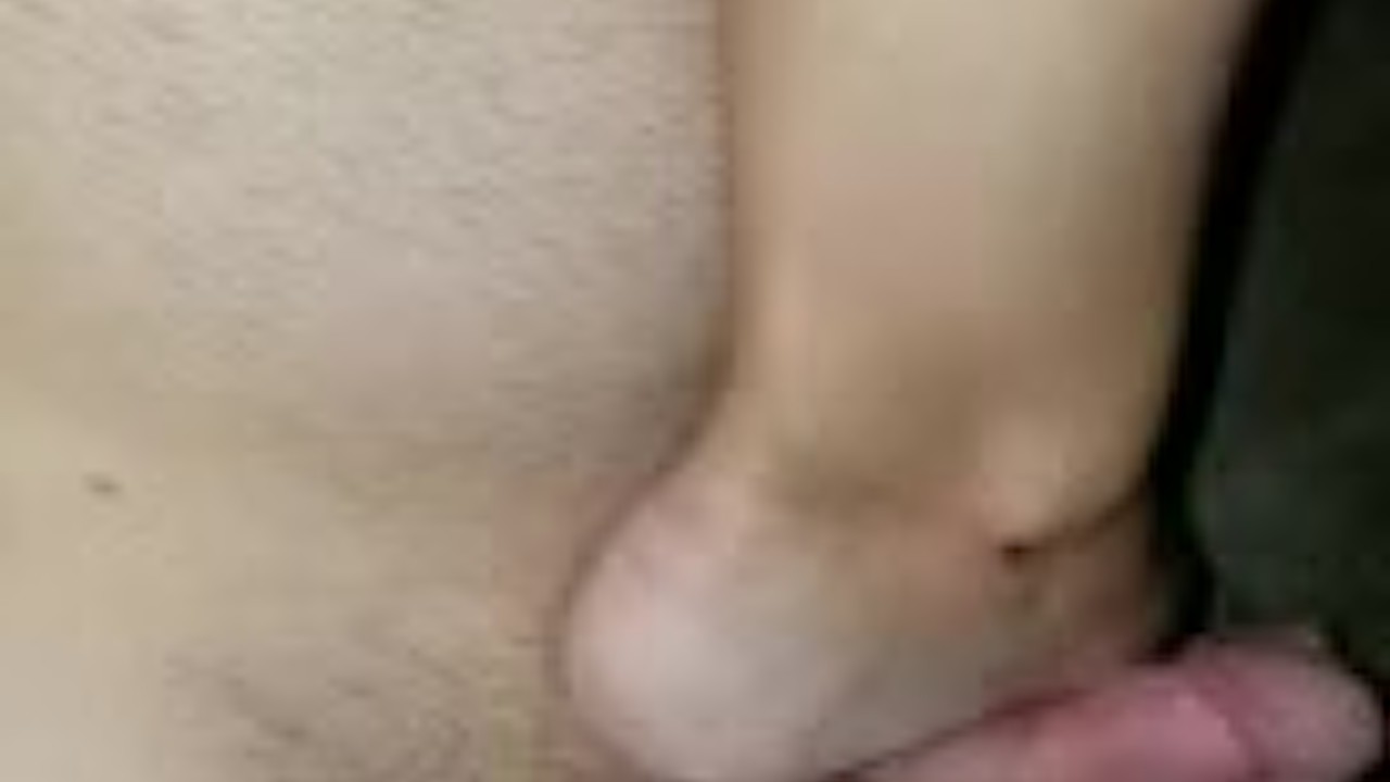 Jerking off husband with my feet ending in hard anal