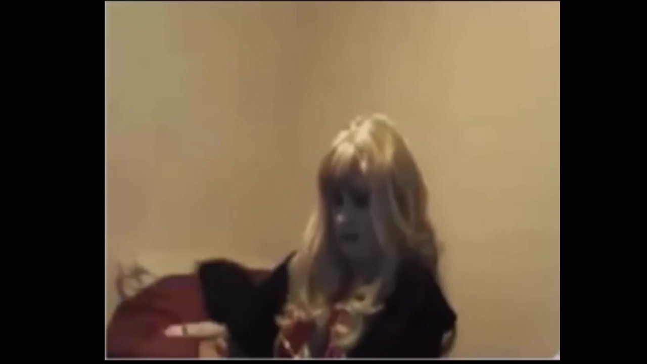 evil girl on webcam