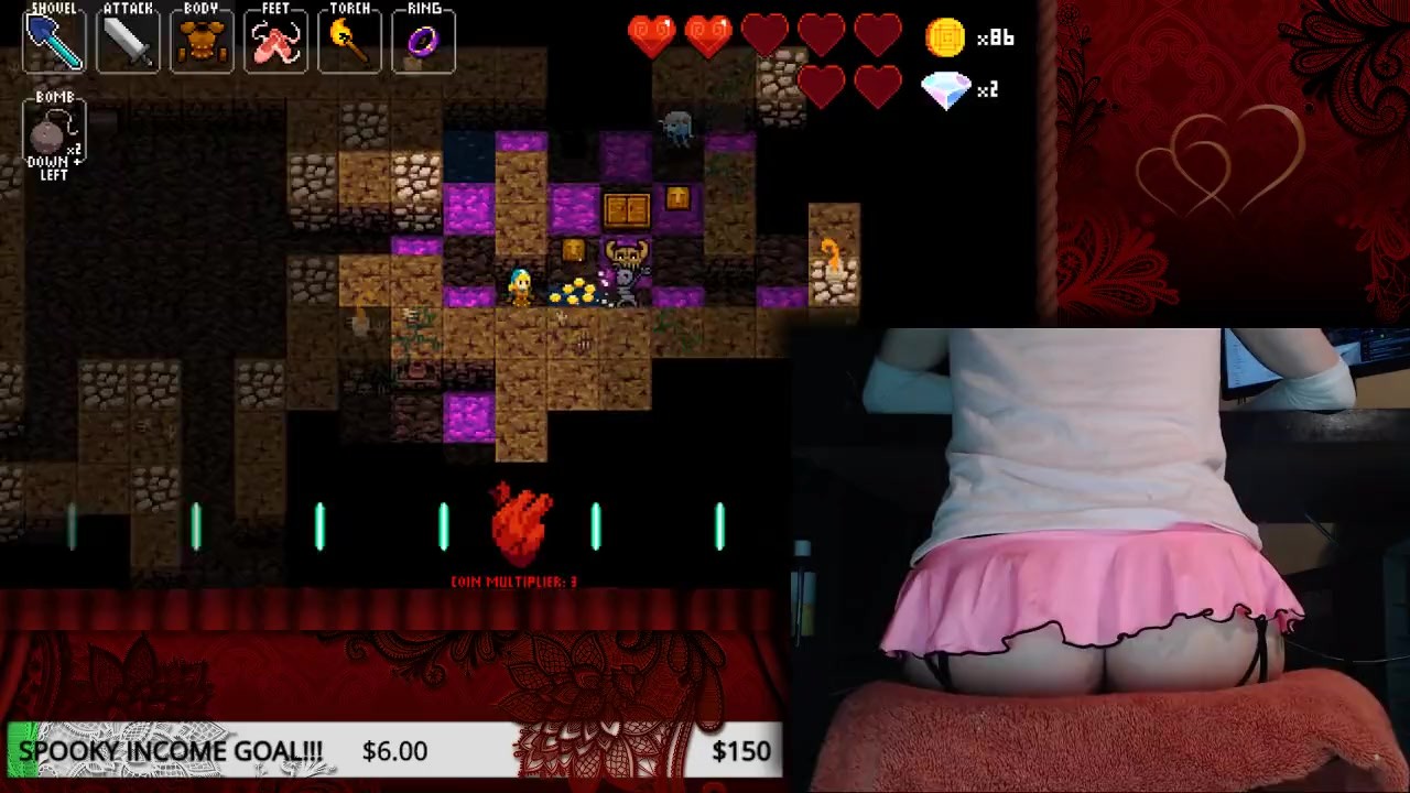 Sweet Cheeks Plays Spooky&apos;s Jumpscare Mansion and Wimps Out for Necrodancer