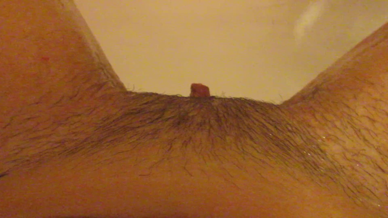 Washing Dirty hairy big clit pussy