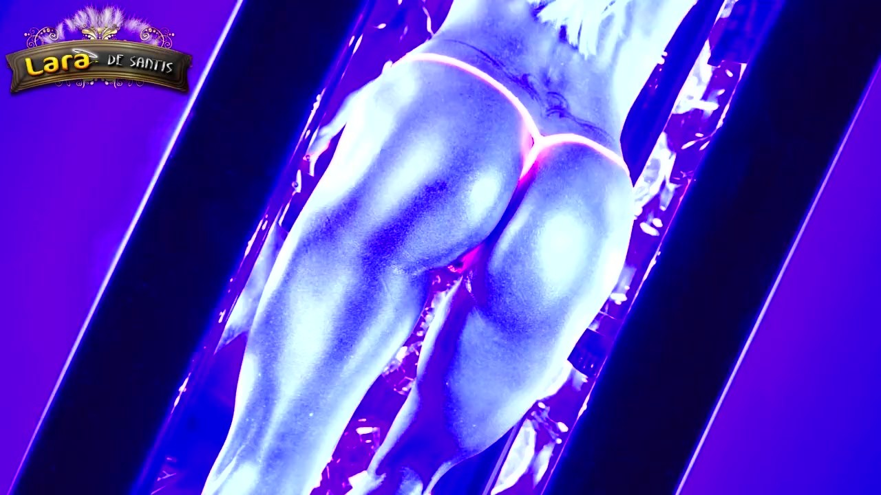 Lara De Santis - topless bikini tanning session