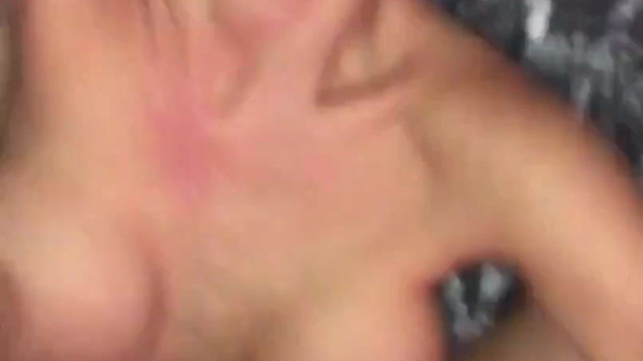 POV Blonde With Massive Fake Tits Gets Fucked &amp; Covered in Cum