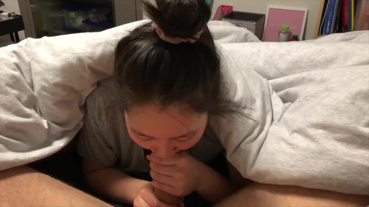 Little Asian Loves Sucking Stepbrothers Cock CFNM