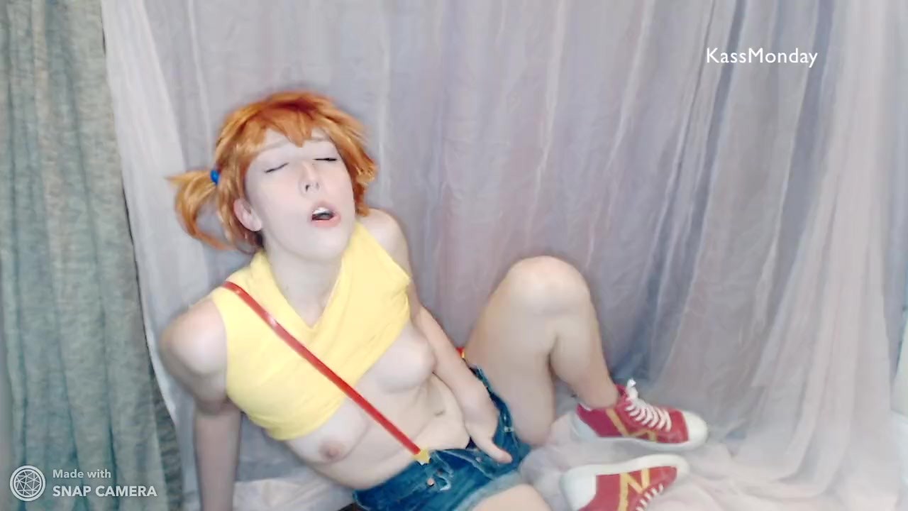 Misty (Pokemon Cosplay) Discovers Her First Orgasms