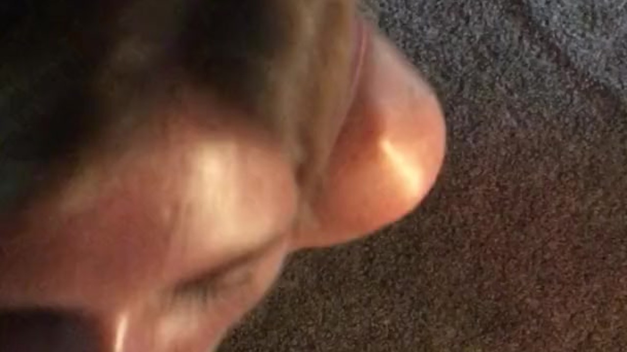 Sucking his cock and letting him cum on my face