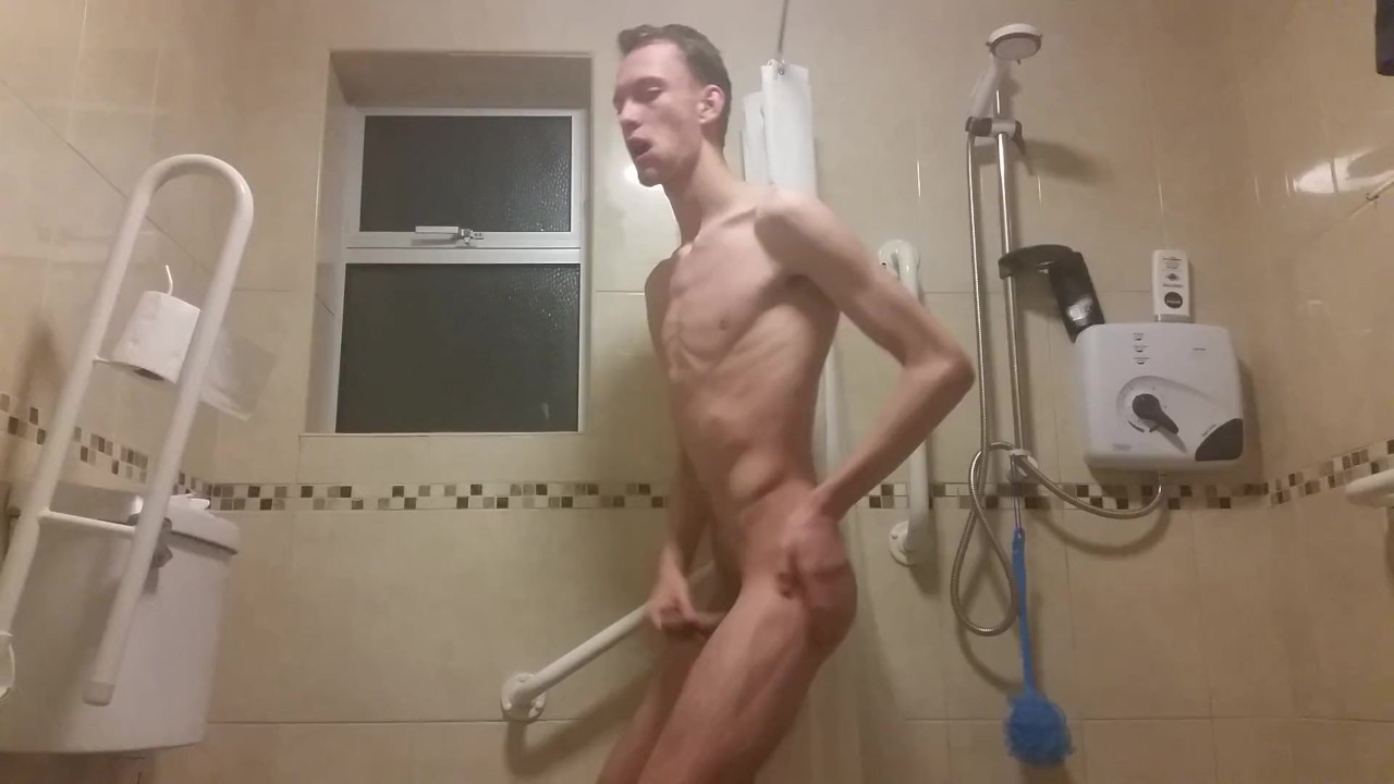 extremely skinny teen masturbates and takes a steamy shower (sexy body)