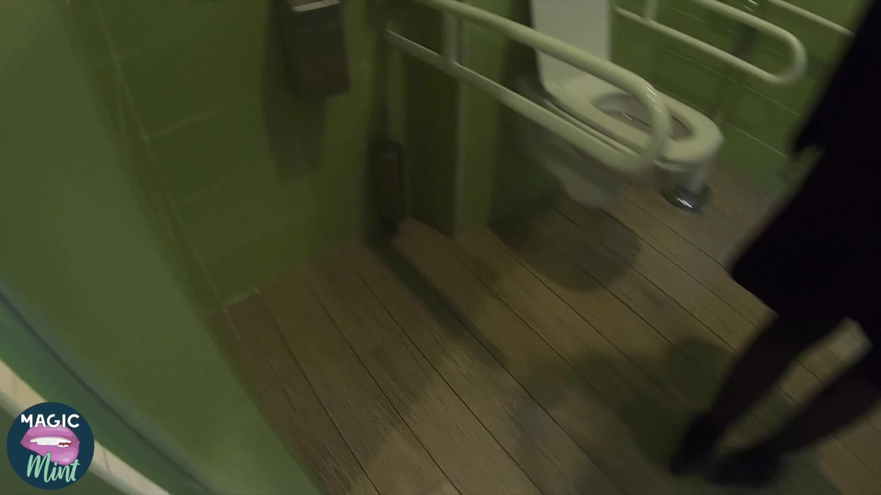 THIS GIRL IS FLASHING IN SHOPPING MALL AND THEN FUCK HARD IN PUBLIC TOILET