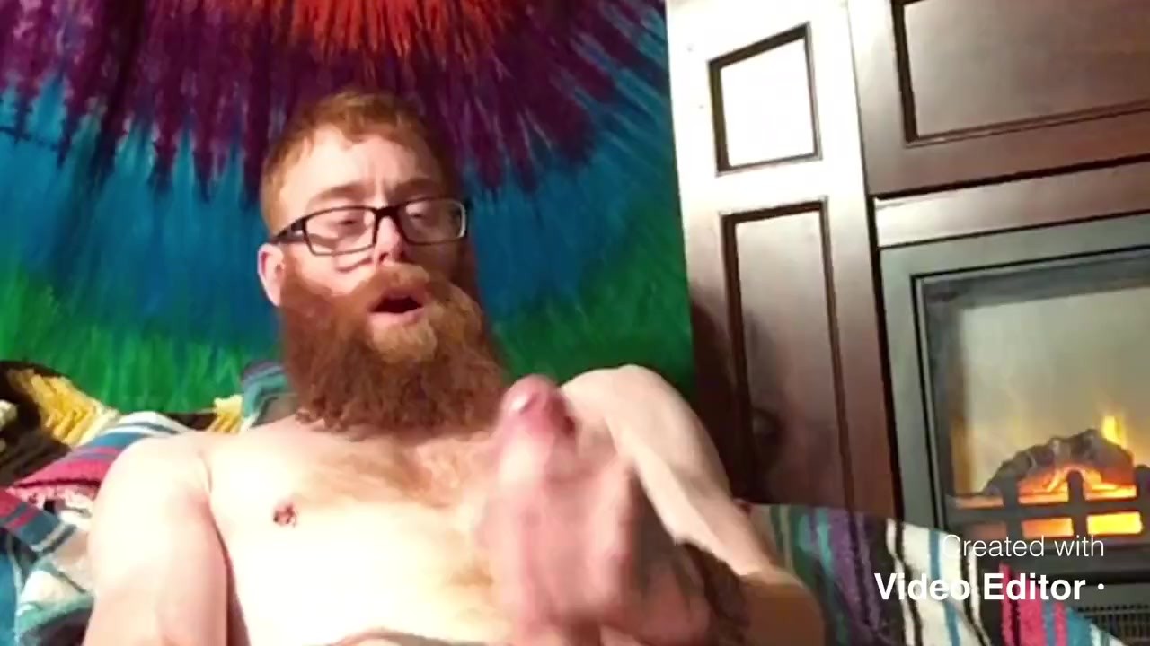 Playing with tight ass with a cumshot on chest