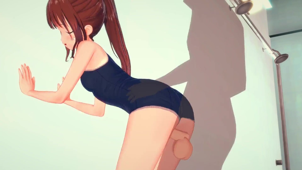 Riko Suminoe - Poolside Sex - Kiss x Step Sis - 3D Hentai