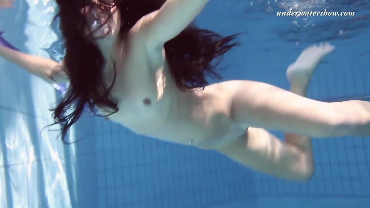 Swimming pool horny babe Zhanetta naked