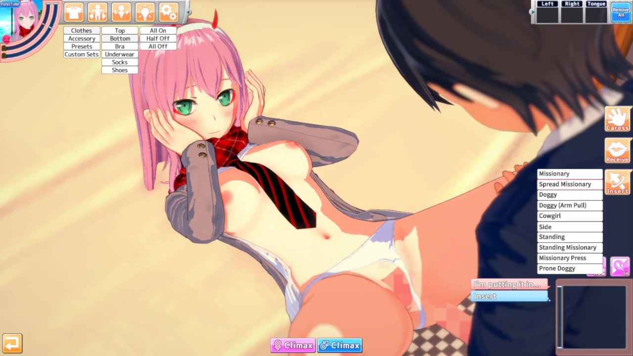 3D Hentaigame - take Zerotwo virginity and creampie