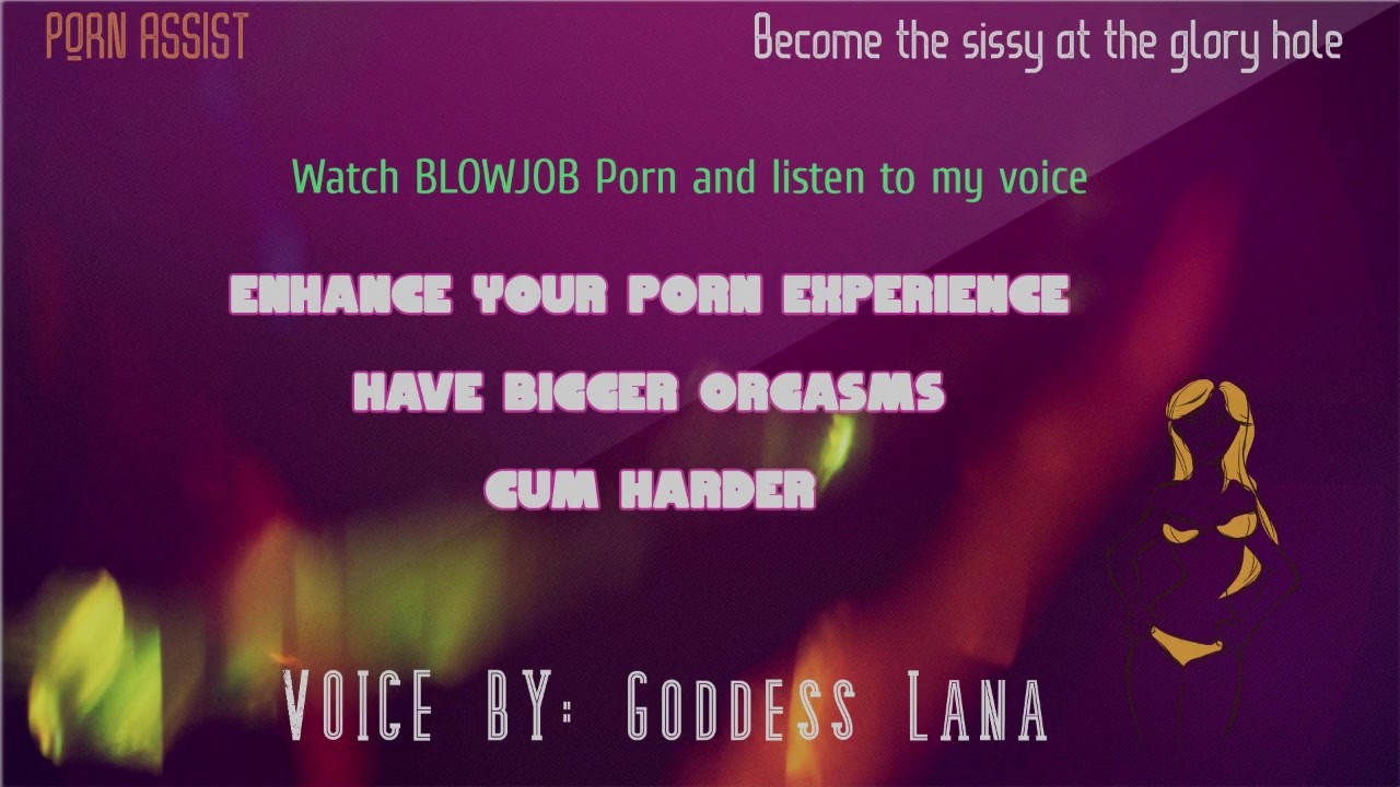 Become the sissy at the glory hole through audio BJ INSTRUCTIONS