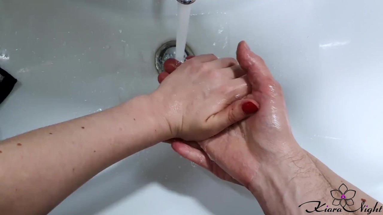 Diligently Washing Husband&apos;s Hands and He Washes My Hands #SCRUBHUB