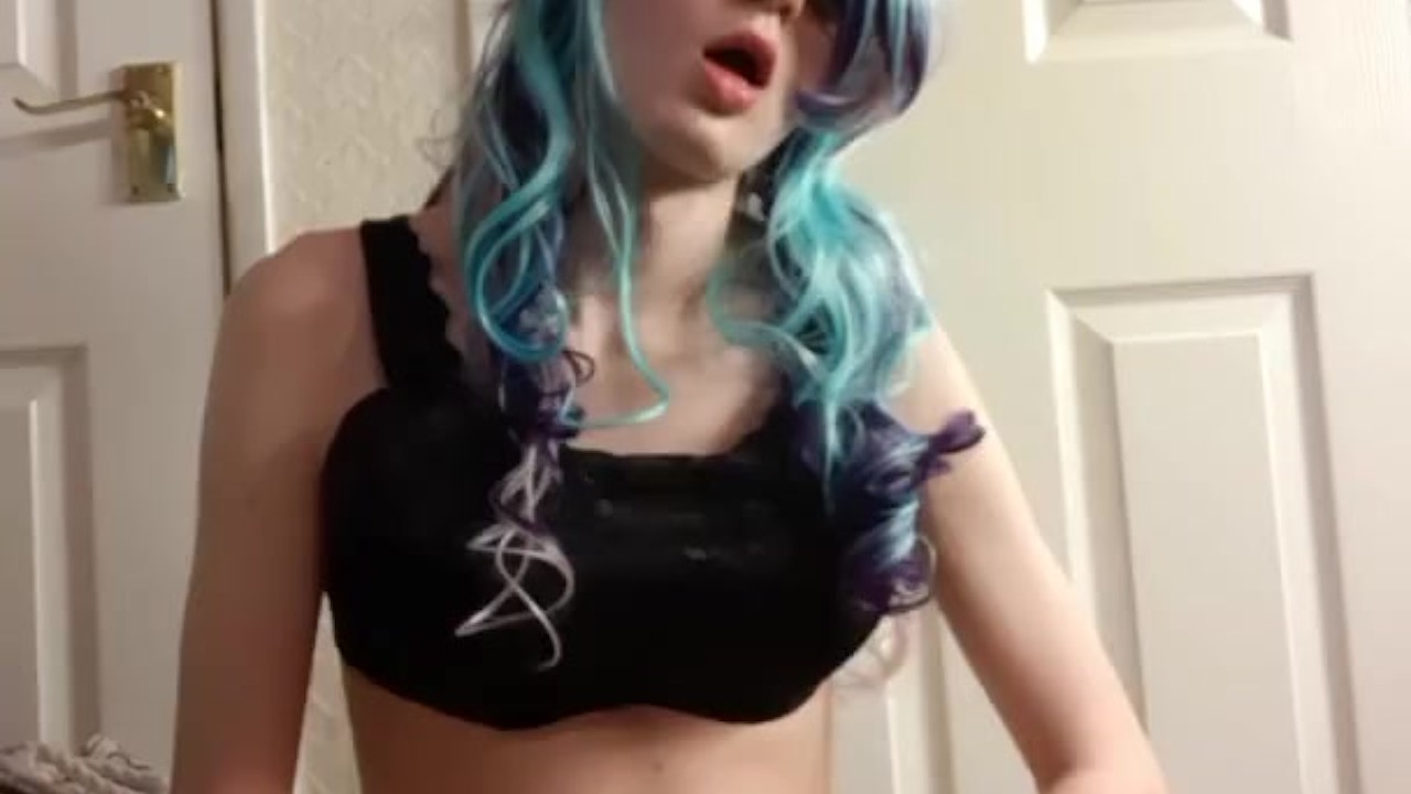 Sissy CBT and eats her cum