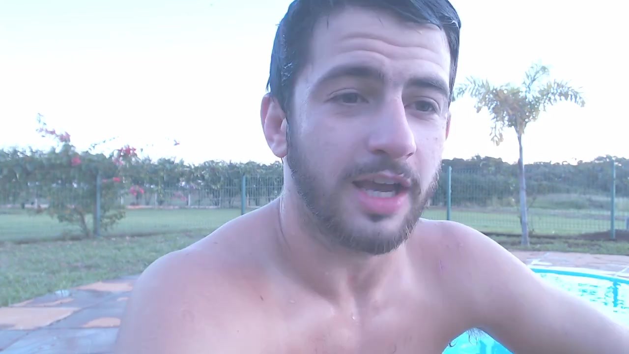 wet white boxers heart-throbbing guy gives gay men masturbation instructions and encouragement joi