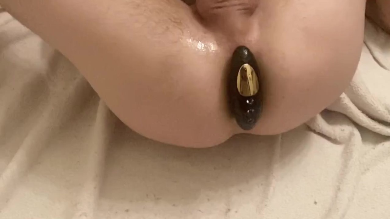 Horny Teen With Butt Plug