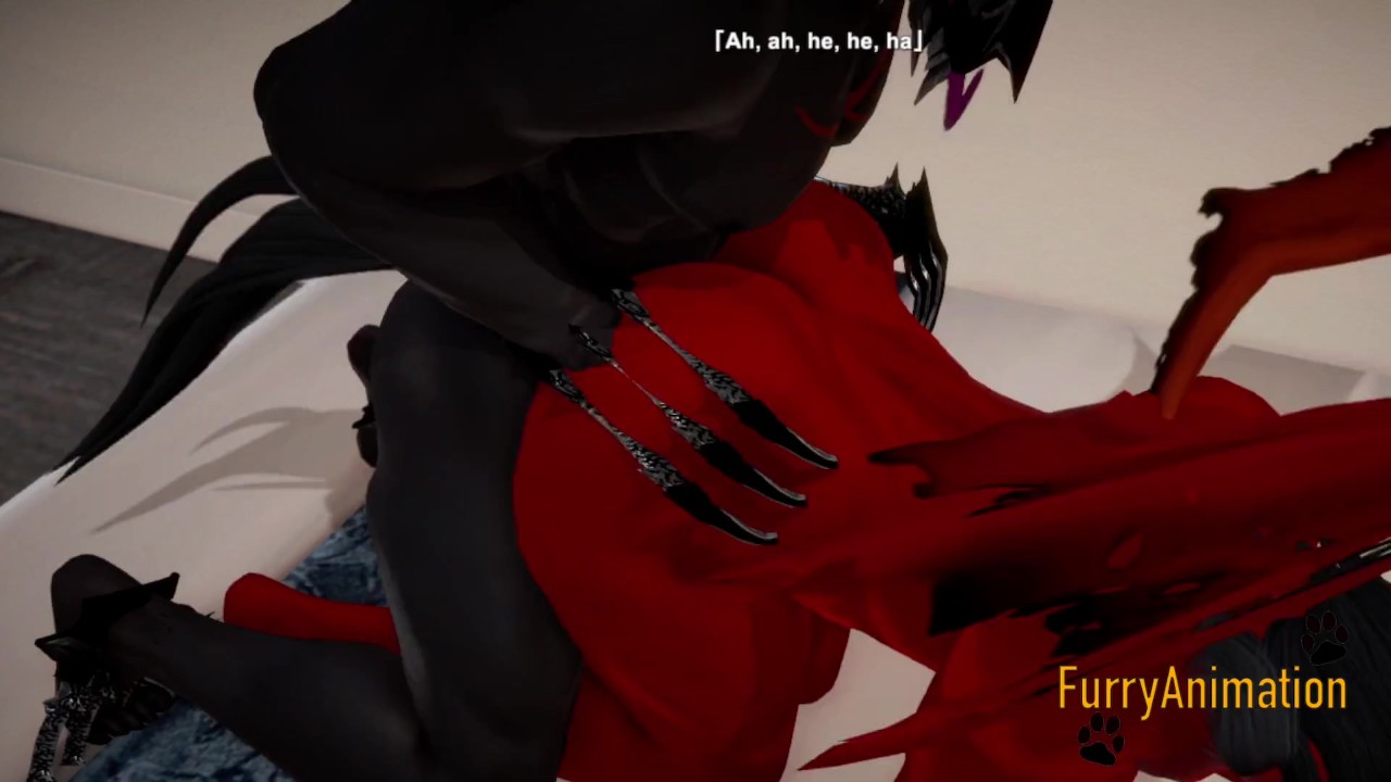 Furry Hentai 3D Yiff - Dark Wolf &amp; Red Dragon Hard Sex