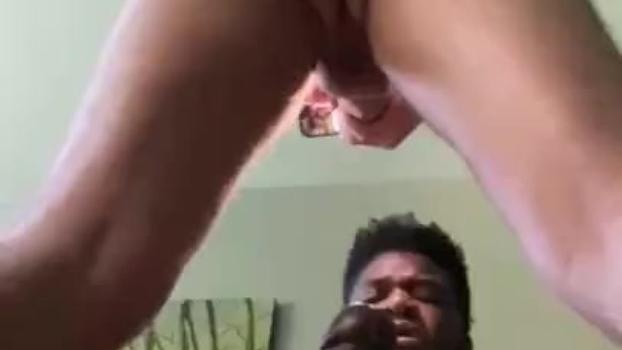 Black jock sucks the cum out of thick white dick