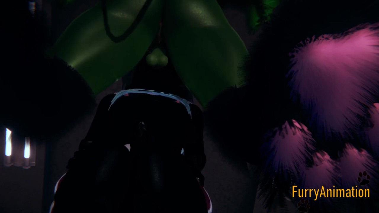 Furry Yaoi 3D - Black Cat Blowjob to Dragon