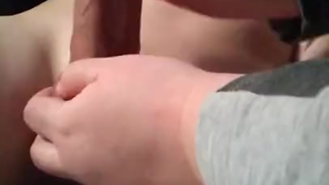 Edging his large cock with my hand and ending it with a vibrator for an extreme full body orgasm.