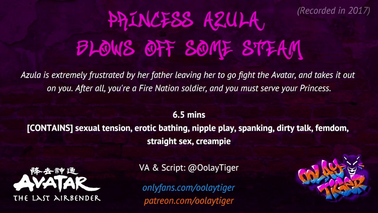 [AVATAR] Azula Blows Off Some Steam | Erotic Audio Play by Oolay-Tiger