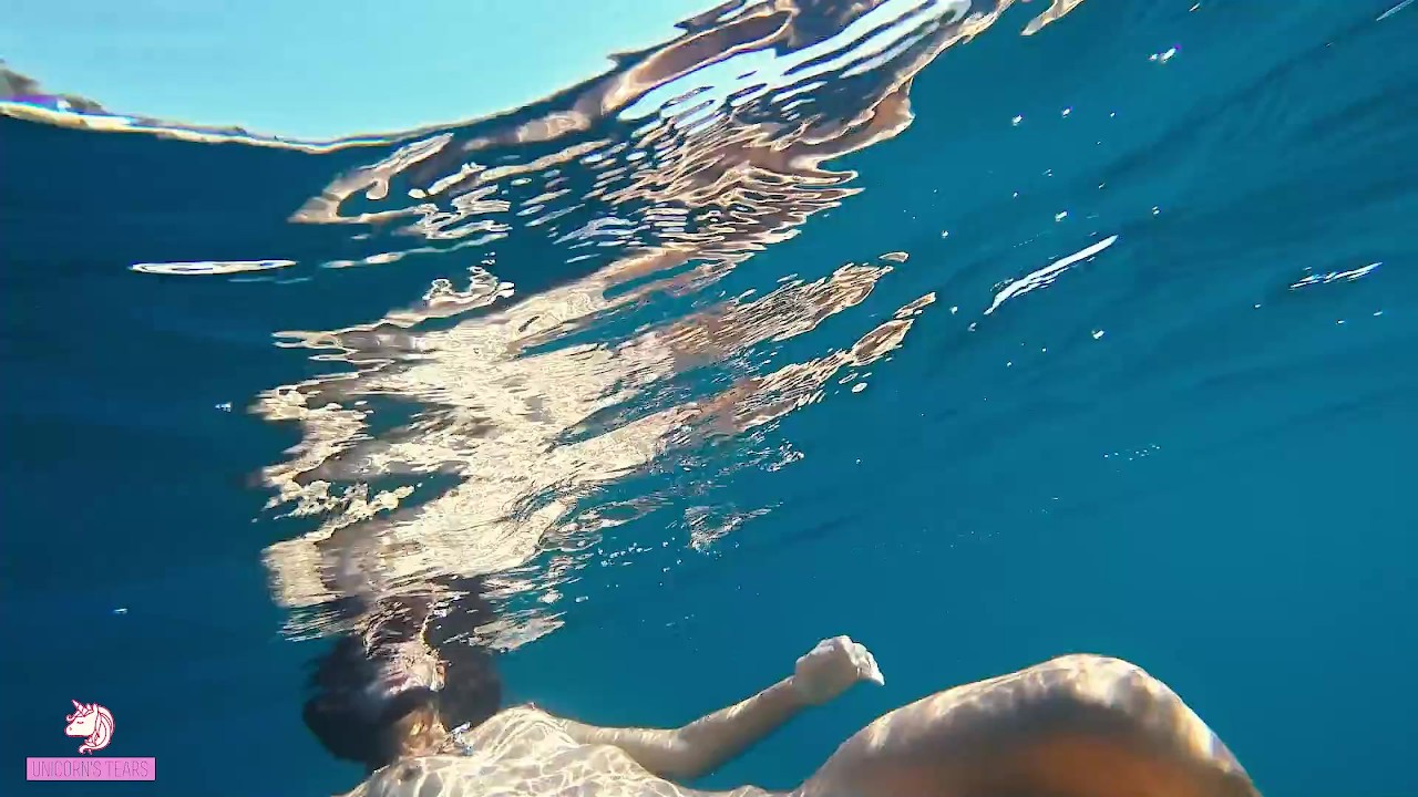 Naked mermaid let me swim with her and I filmed her