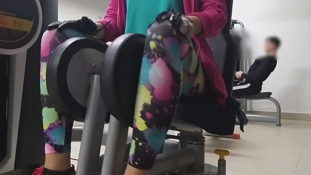 Risky PUSSY n BUTT PLUG Flashing at Public GYM# Special SEXY Leggings # Part 2