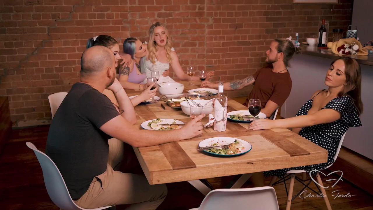 Charlie Forde has an orgy with her friends over dinner - TEASER TRAILER