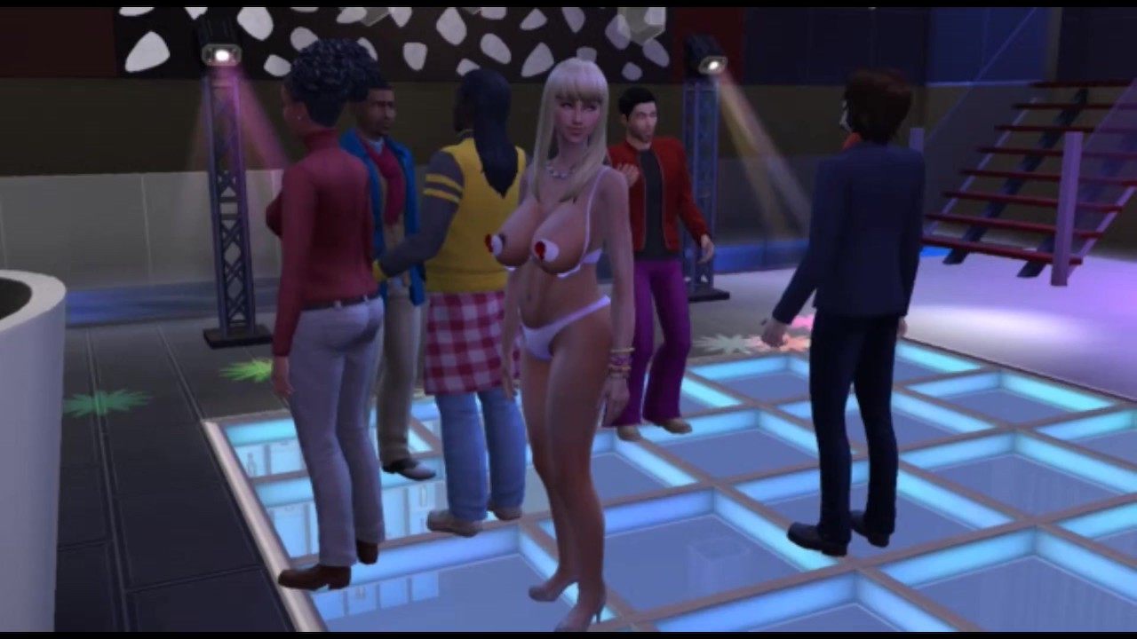 Sex at the disco. Girls in erotic clothes | wicked whims sims 4