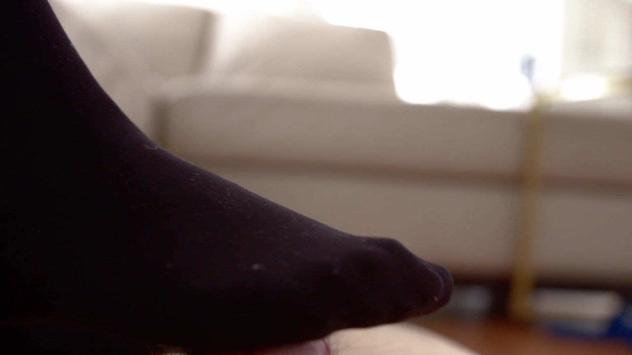 Cum on Stepsis&apos;s Feet in Pantyhose - CuteStepsis - 4K