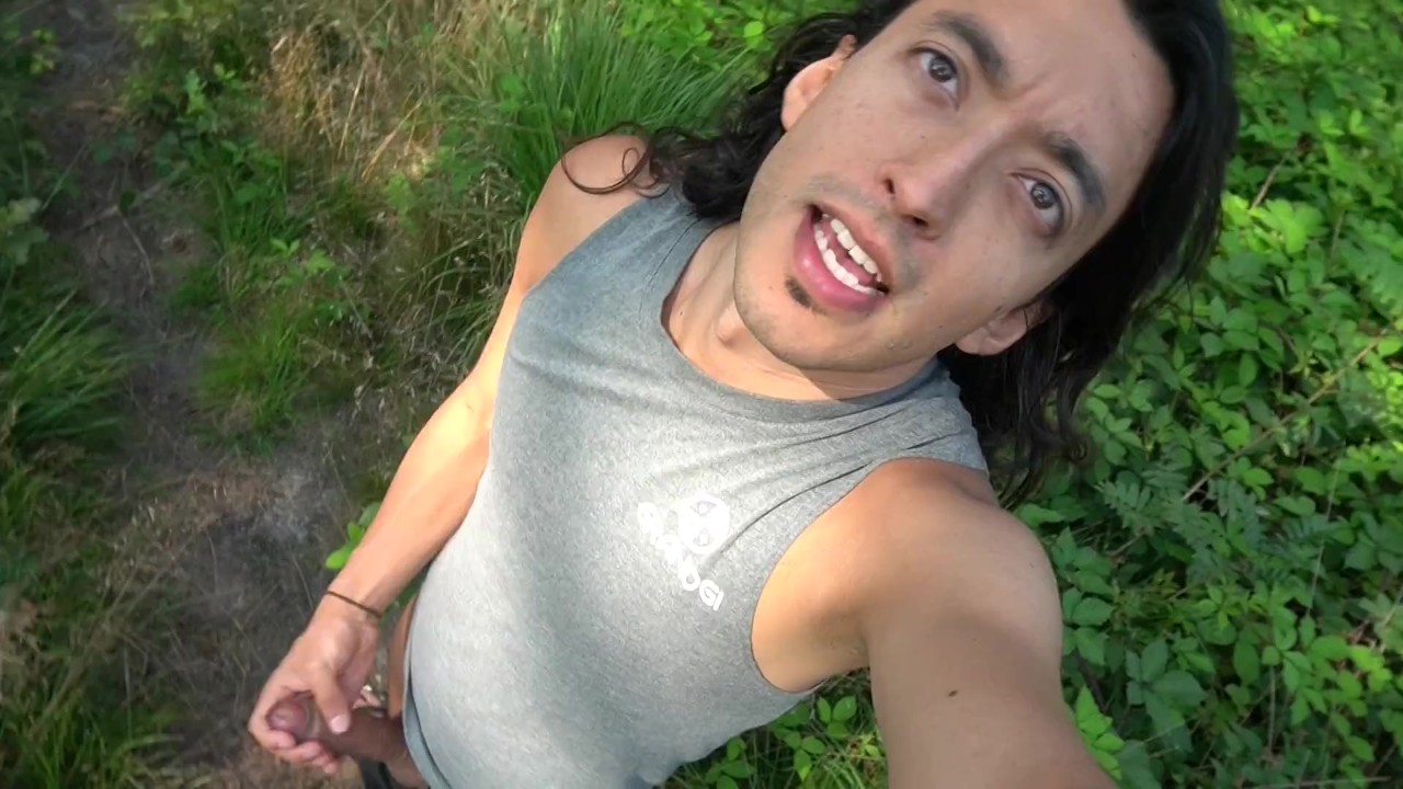 Jerkin in Nature part 2 plus cum