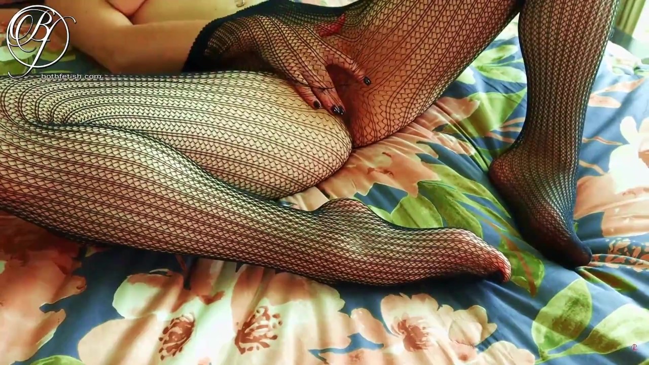 Fishnet stockings up close, detailed POV, fuck me with your eyes fetish