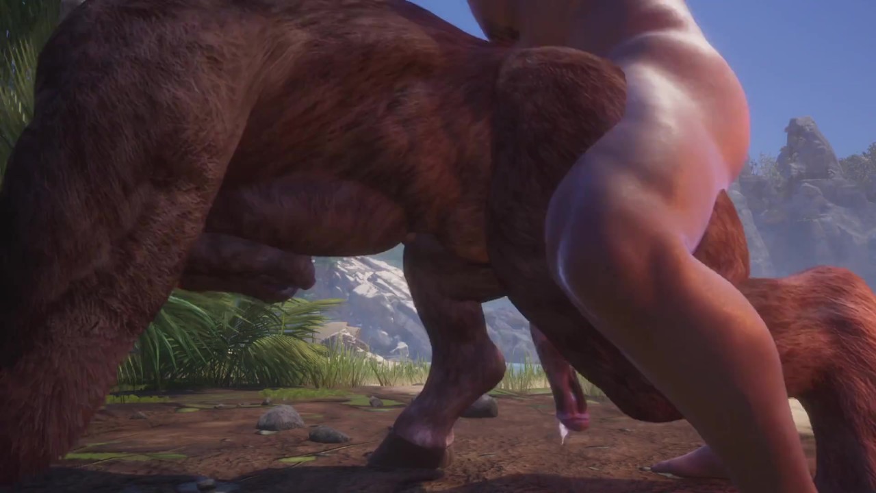 Big Muscle Man Fucks Grok Hard! Minotaur Cums A Bucket Full / (Gay Furry) / Wild Life Furries