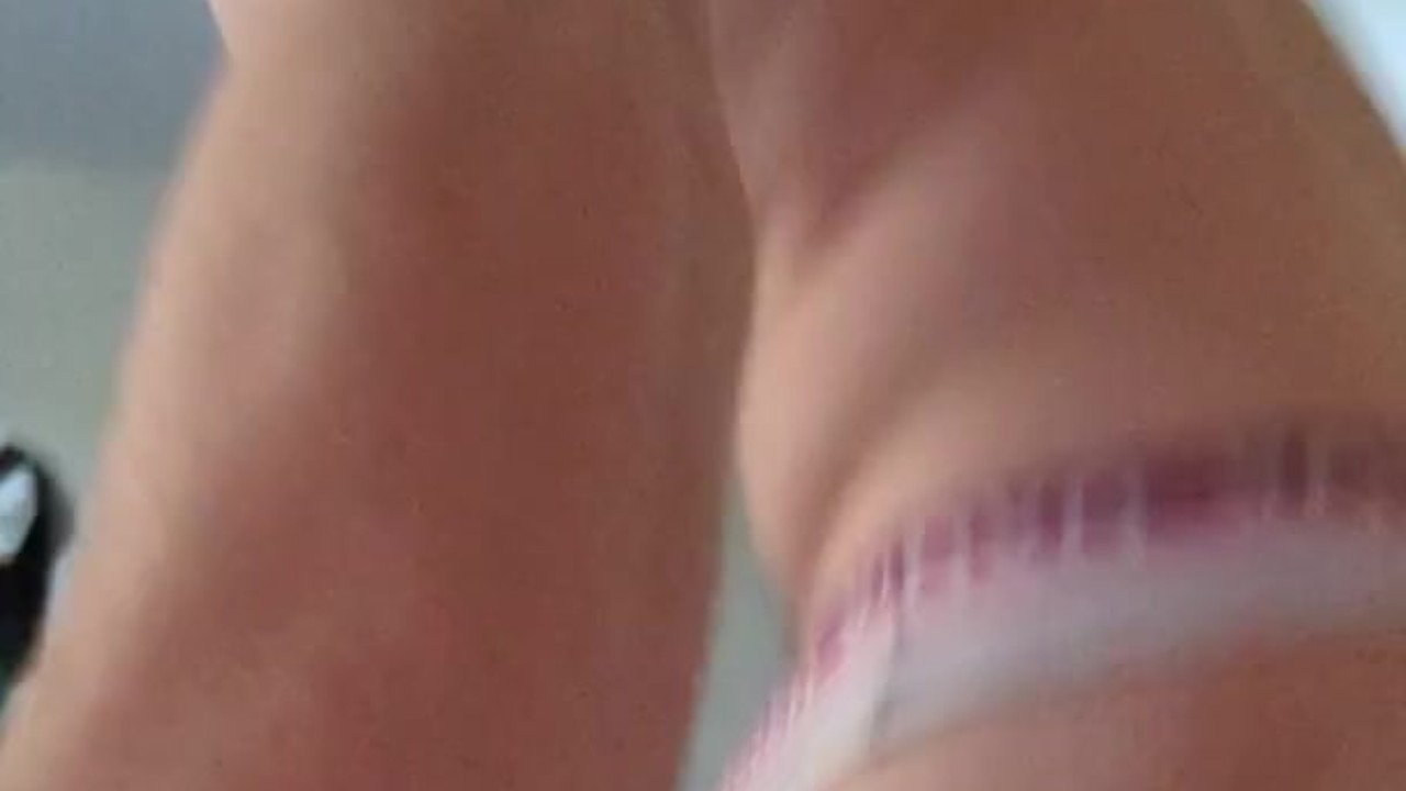 WEBSLUT RECORDING HIMSELF WEARING WOMEN&apos;S UNDERWEAR WITH AN ENORMOUS COCK IS HIS BUTT