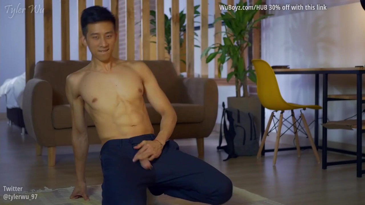 Big dick Asian twink teaches you Spanish while you jerk off