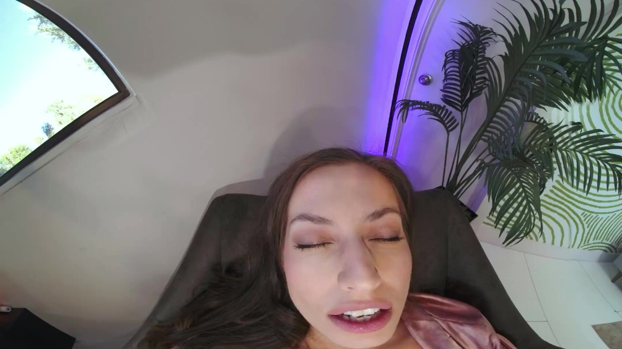 Sexy brunette wakes up horny and wants you to fuck her in virtual reality