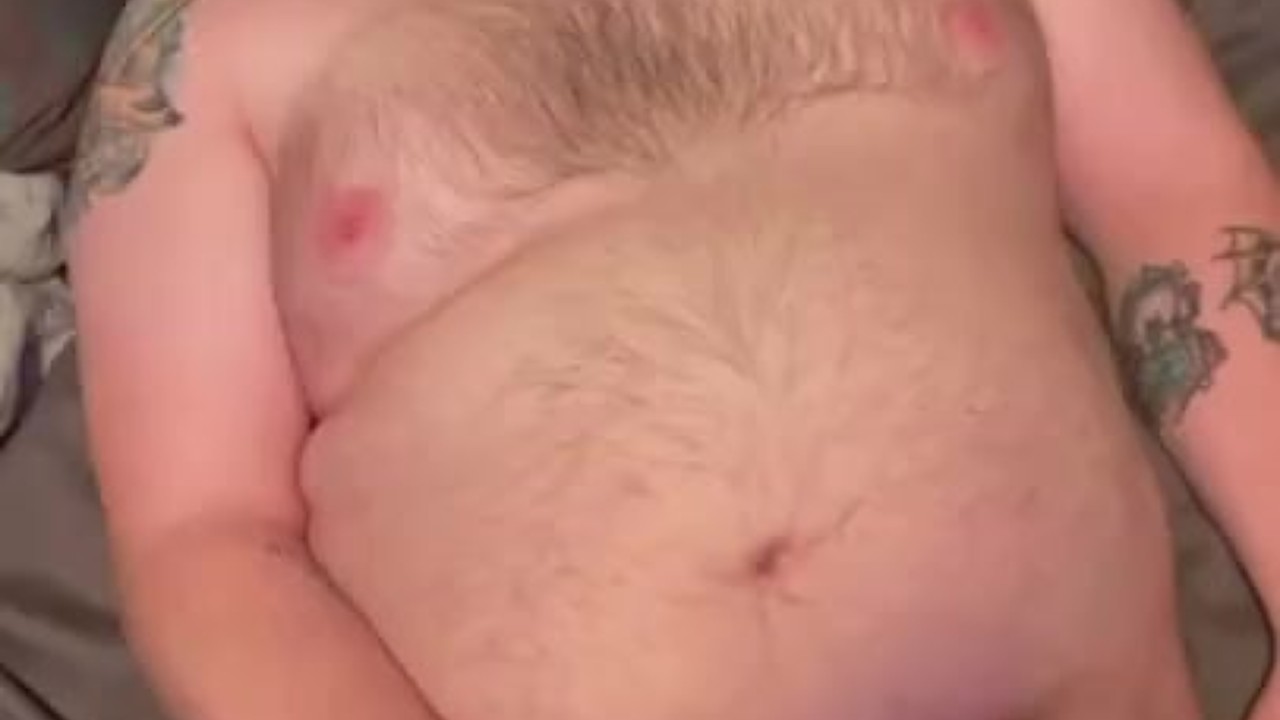 Watch chubby hairy daddy jerk off until he cums for you