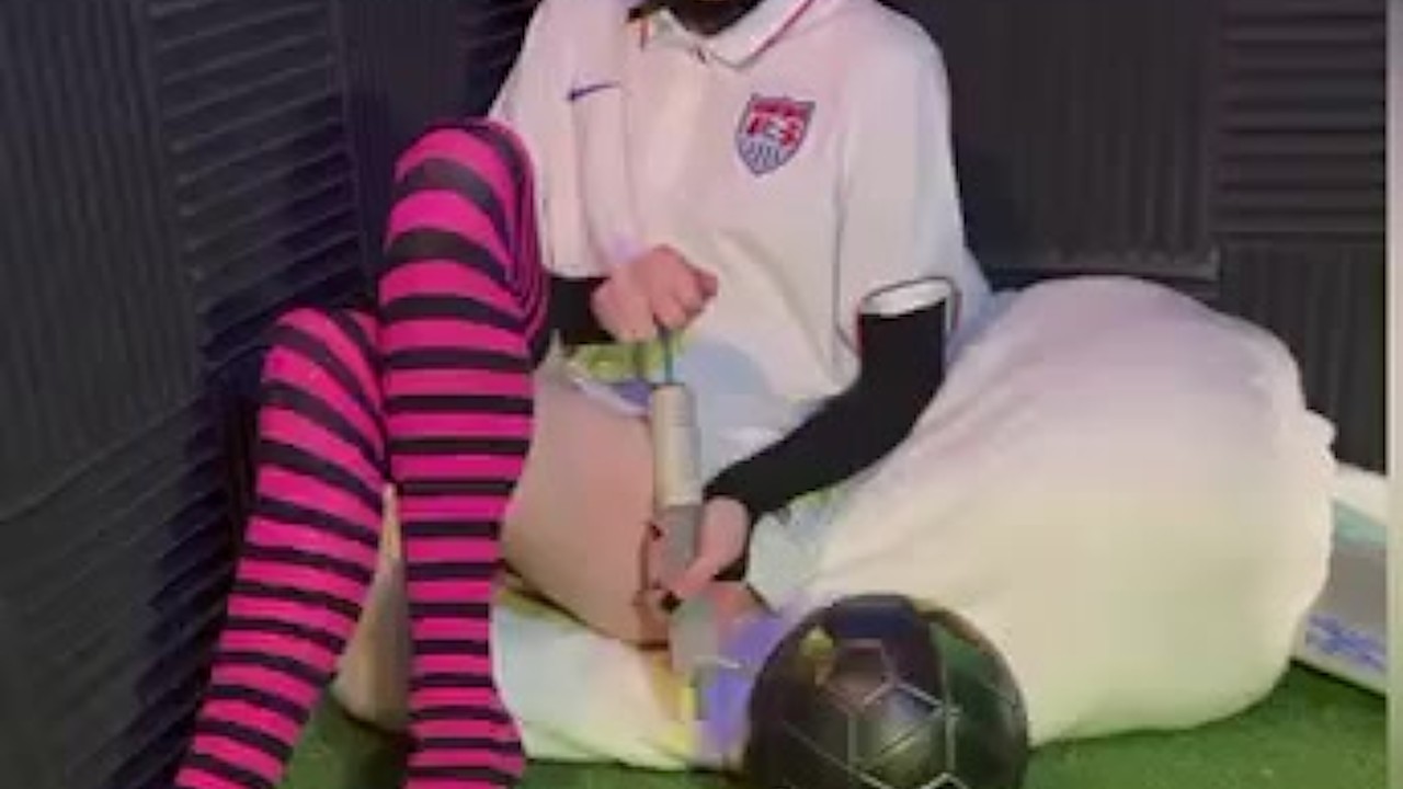 Smoking Bowls and Scoring Goals(Femboy Cums In His Mouth )