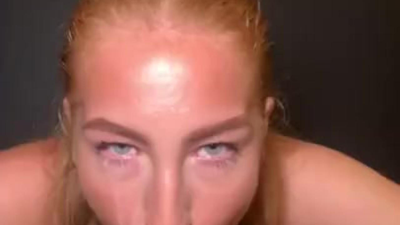 FOXY_RED_X BLOWJOB QUEEN GIVES EXTREME SLOPPY, ROUGH THROAT FUCK WITH CUM LOAD ENDING, POV