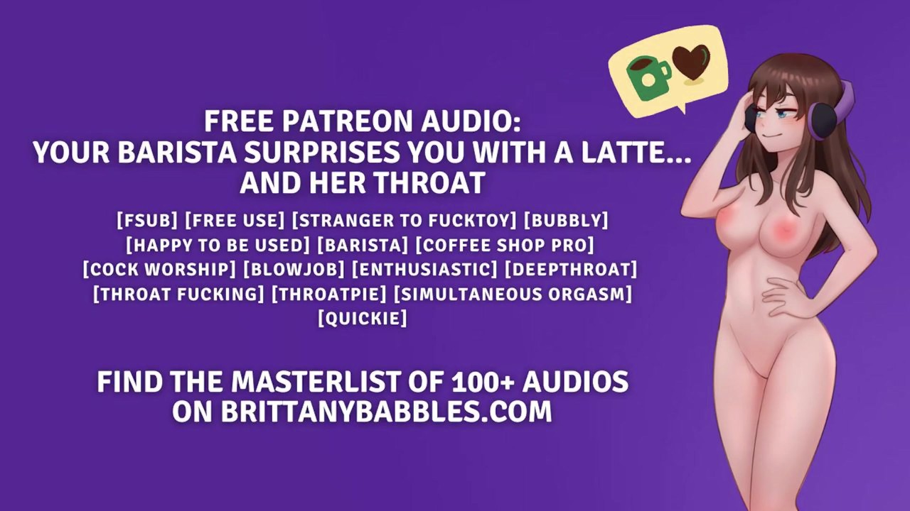 Audio: Your Barista Surprises You With A Latte... And Her Throat