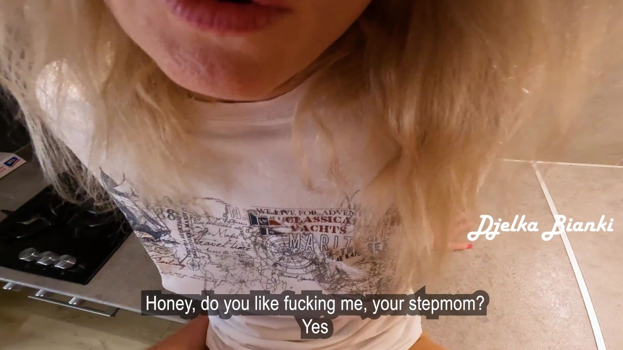Horny STEPMOM After a Bachelorette Party came to spend the night with her Stepson - Djelka Bianki