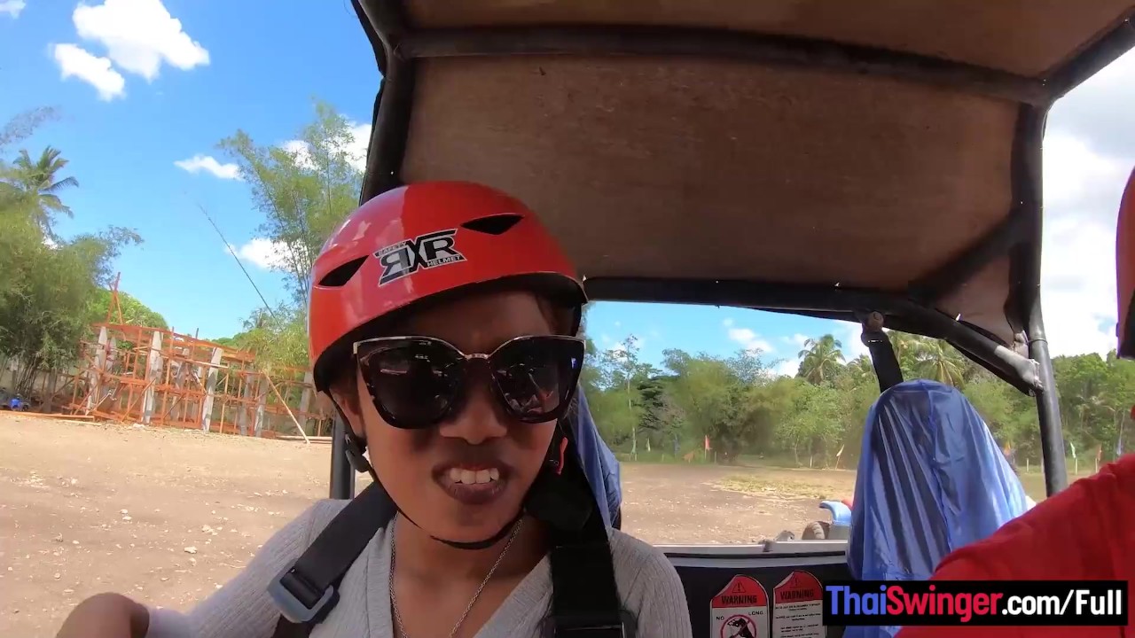 ATV buggy tour for this horny amateur couple making a homemade sex video after