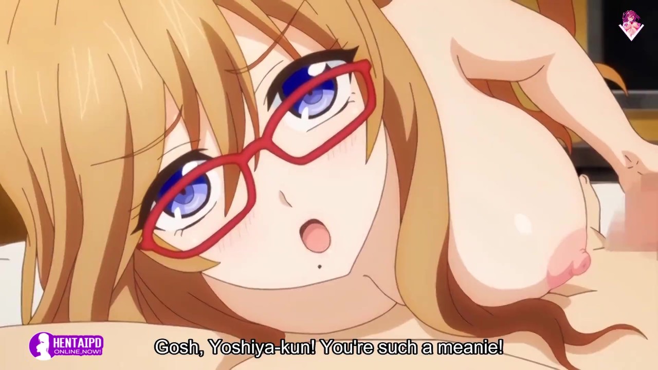 Busty glasses babe gets her doggystyle position with her lover | Anime Hentai 1080p